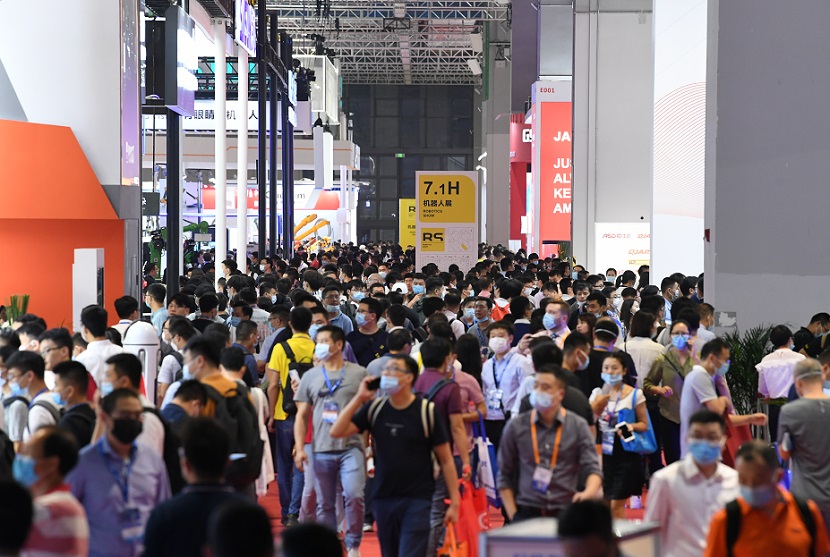 2026年上海工博会-中国国际工业博览会CIIF展馆内部展台环境实拍