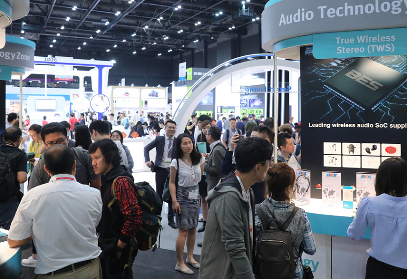 2026年香港环球资源移动电子展览会Global Sources Mobile Electronics展馆内部展台环境实拍
