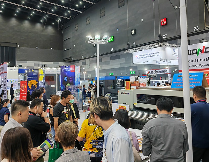 2027年泰国曼谷包装展览会PPIPack Print International展馆现场,专业观众参观实况