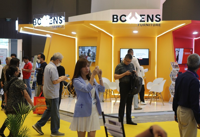 2026年印尼家具配件、木工机械展览会interzum jakarta展馆现场,专业观众参观实况