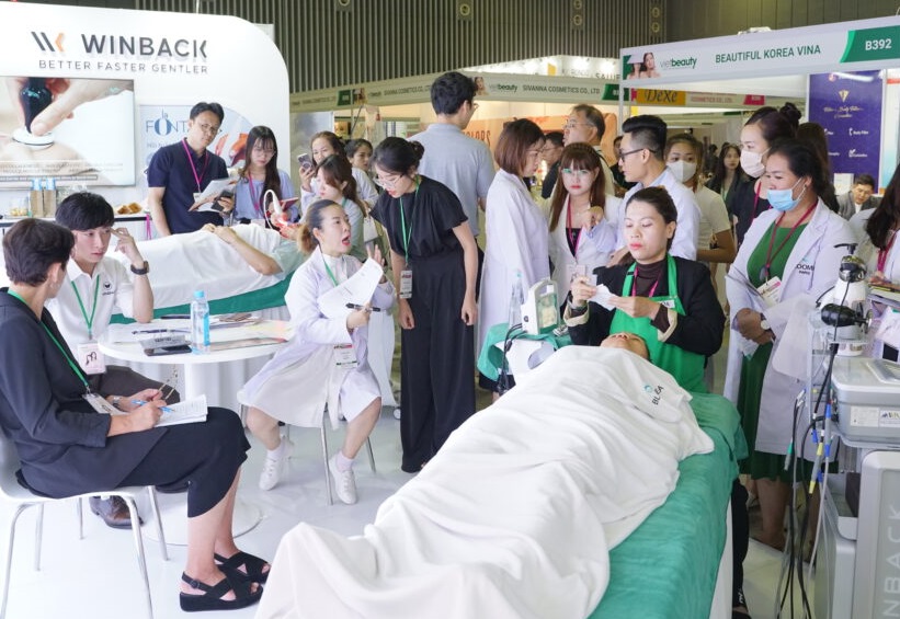 2026年越南胡志明美容及化妆品展览会CosmoBeaute Vietnam行业机械设备展品展台实拍