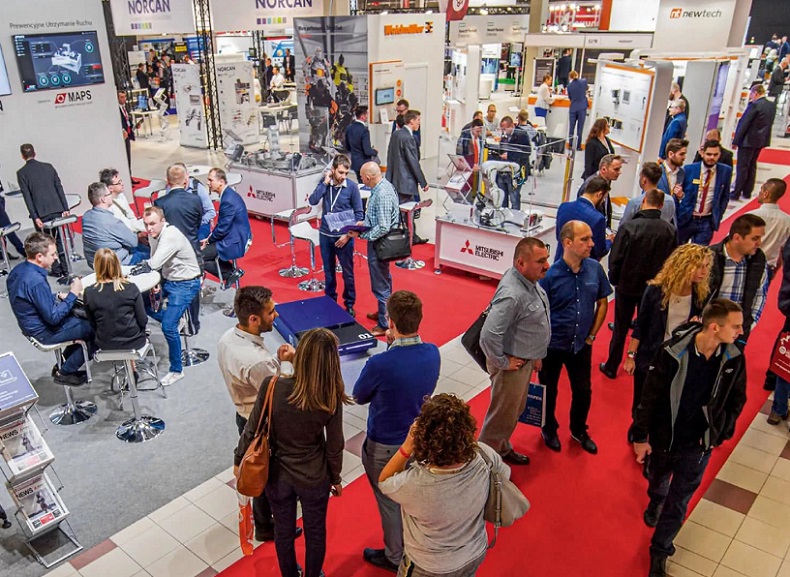 2026年波兰华沙工业及机床金属加工展览会Warsaw Industry Week展馆内部展台环境实拍