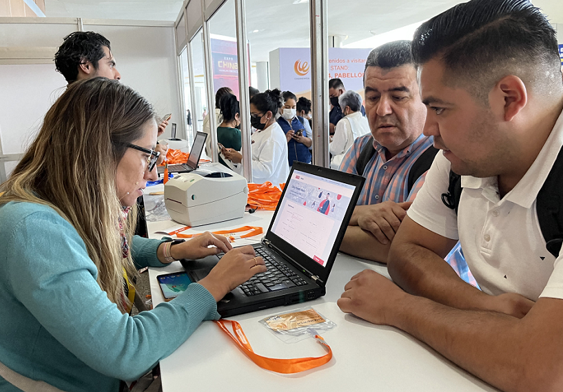2026年墨西哥国际纺织展INTEX Mexico展馆现场,专业观众参观实况