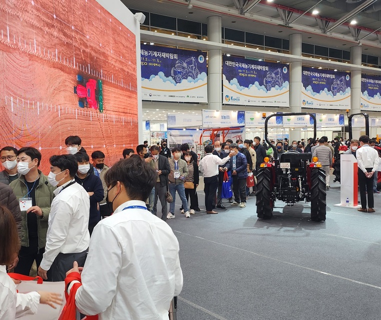 2026年韩国国际农业机械展览会KIEMSTA展馆内部展台环境实拍