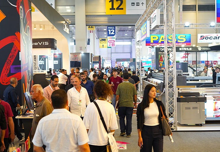 2026年土耳其伊斯坦布尔广告标识及印刷展览会SIGN ISTANBUL展馆内部展台环境实拍