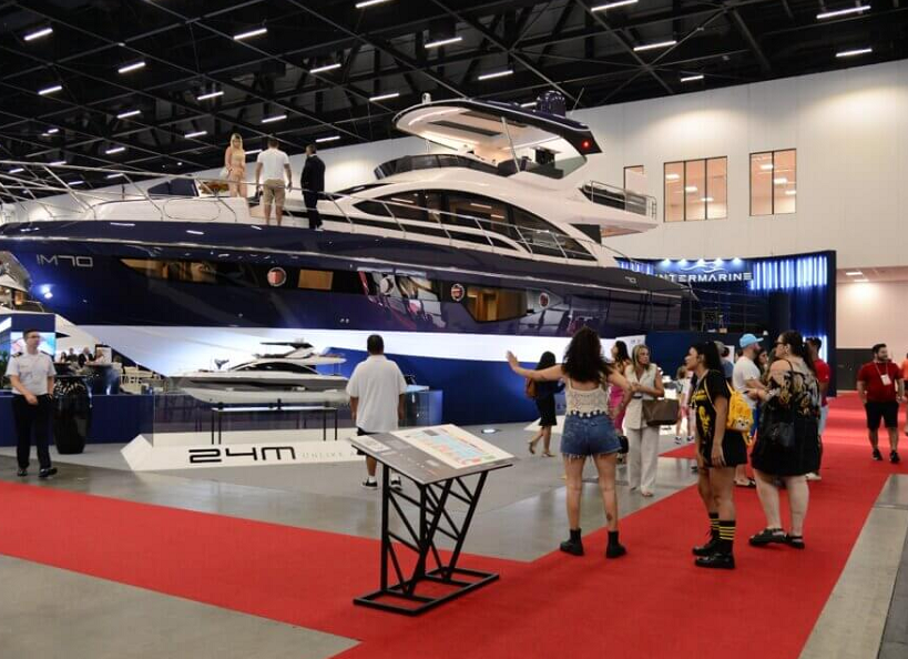 2026年巴西圣保罗游艇展览会Sao Paulo Boat Show展馆现场,专业观众参观实况