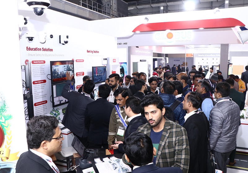 2026年印度新德里安防展览会IFSEC INDIA 展馆内部展台环境实拍