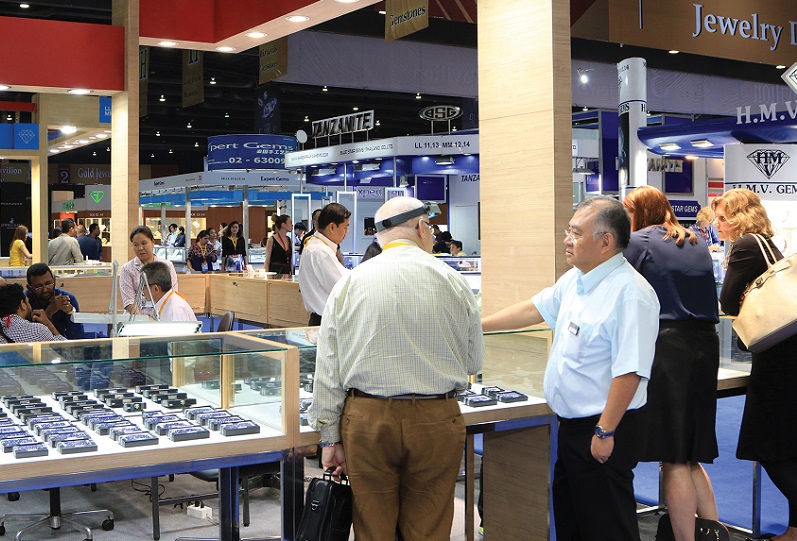 2026年泰国曼谷珠宝及宝石展览会Bangkok Gems & Jewelry Fair展馆现场，专业观众参观实况