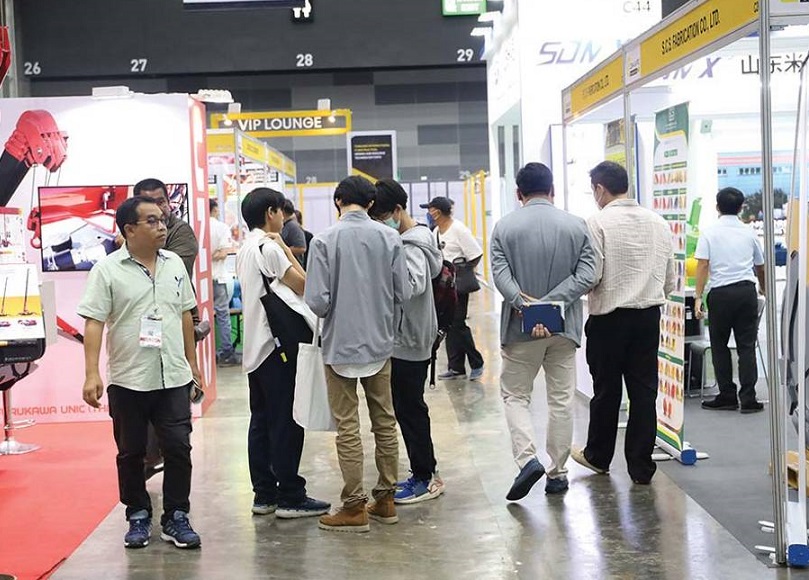 2026年泰国曼谷工程机械展CBA Expo展馆现场,专业观众参观实况