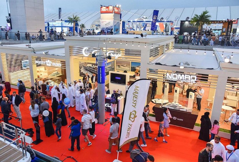 2026年中东阿布扎比游艇展览会ABU DHABI INTERNATIONAL BOAT SHOW行业机械设备展品展台实拍