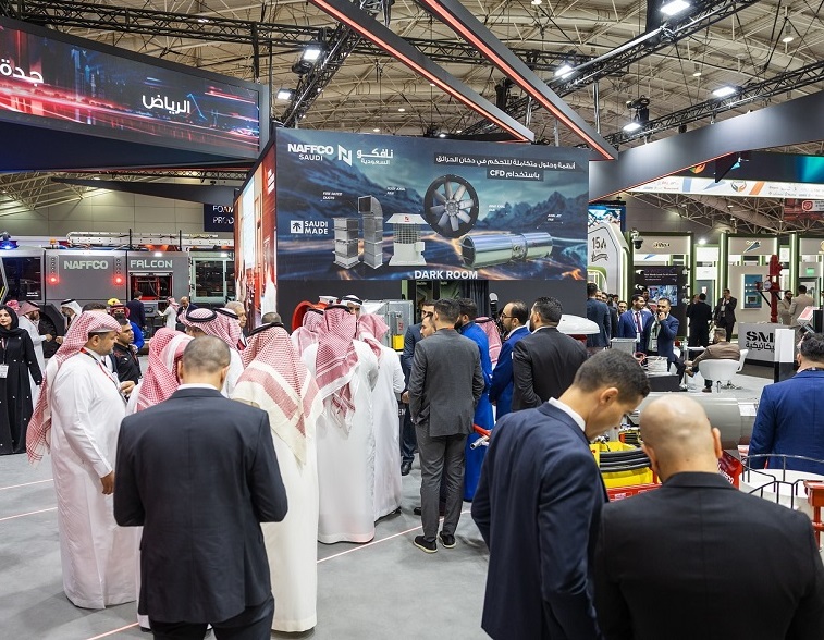2026年沙特利雅得安防展览会Intersec Saudi Arabia参展商与海外采购商展台洽谈现场