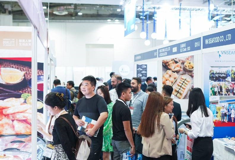 2026年印尼雅加达水产海鲜、渔业展览会Seafood Show Of Asia展馆内部展台环境实拍
