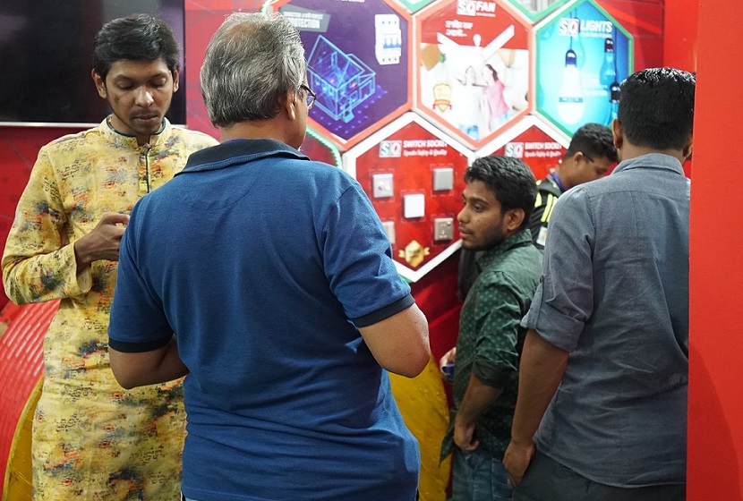 2026年孟加拉达卡照明展览会Dhaka International Lighting Expo展馆现场,专业观众参观实况