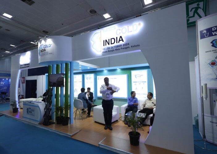 2026年印度新德里冷链展览会RefCold India参展商与海外采购商展台洽谈现场