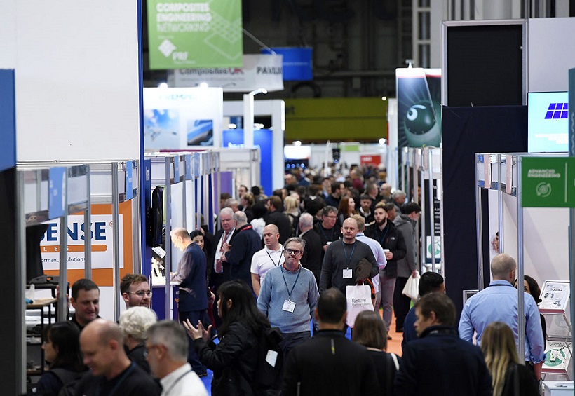 2026年英国伯明翰先进制造、复合材料展览会Advanced Engineering UK展馆现场,专业观众参观实况