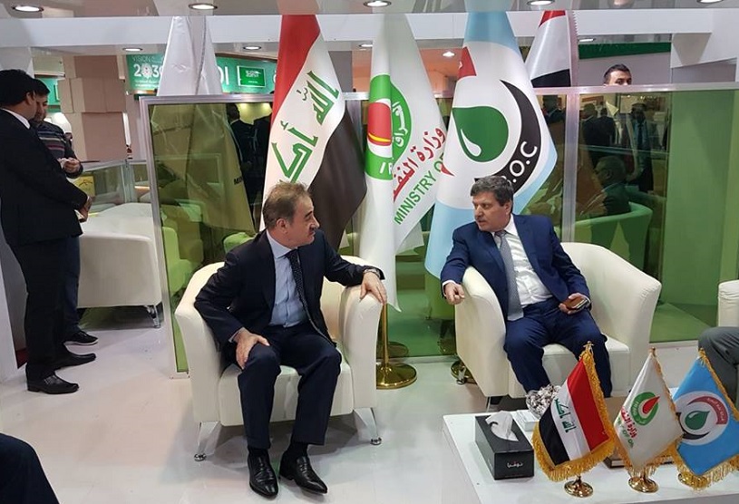 2026年伊拉克石油天然气展览会Iraq Basra Oil & Gas参展商与海外采购商展台洽谈现场
