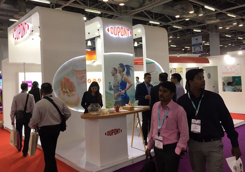 2026年印度世界制药原料展览会CPhI India展馆现场,专业观众参观实况