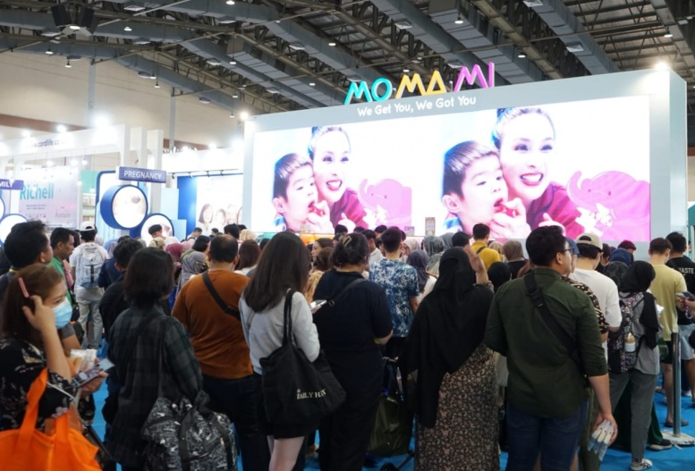 2026年印尼母婴用品及儿童用品展览会IMBEX展馆现场，专业观众参观实况