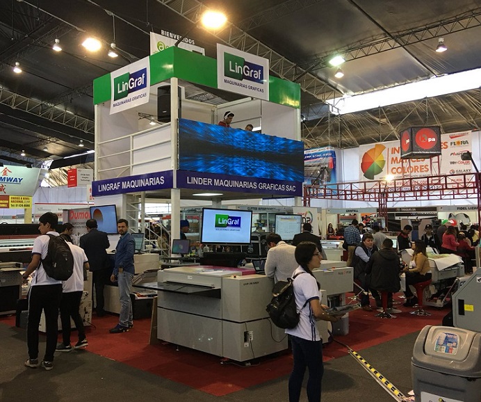 2026年秘鲁利马广告展览会GRAFINCA行业机械设备展品展台实拍