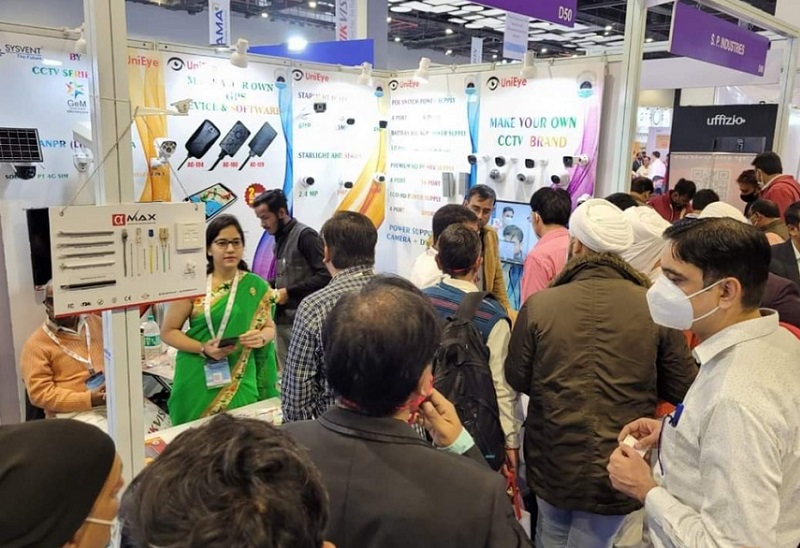 2026年印度新德里安防展览会IFSEC INDIA 展馆现场,专业观众参观实况