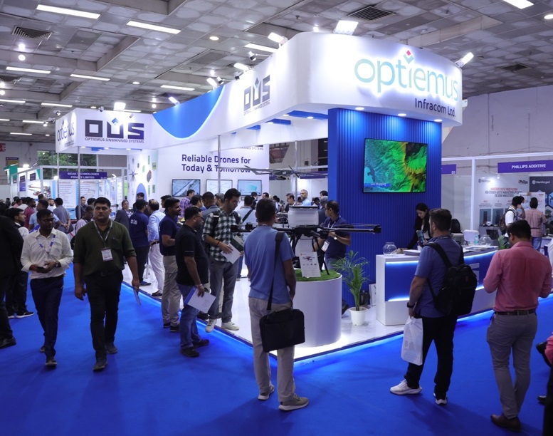 2026年印度新德里无人机展览会Drone International Expo行业机械设备展品展台实拍