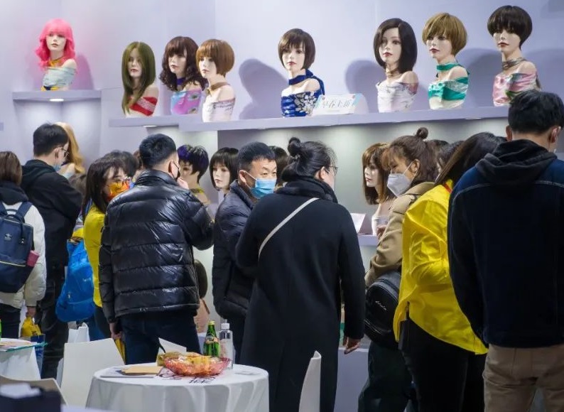 2026年杭州国际时尚发制品博览会-杭州发博会CHPE行业机械设备展品展台实拍