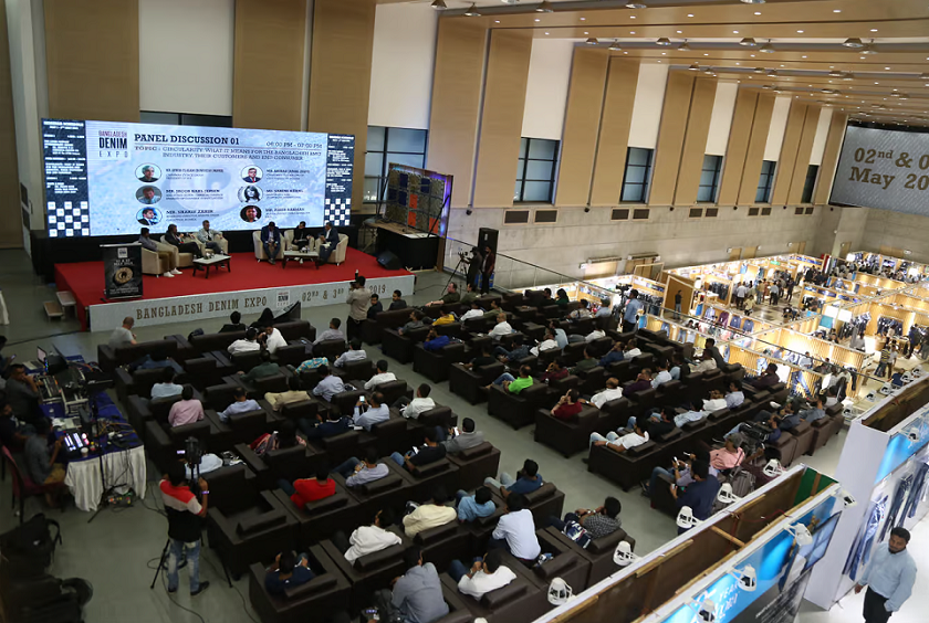 2026年孟加拉达卡牛仔服装展览会Bangladesh Denim Expo展馆现场,专业观众参观实况
