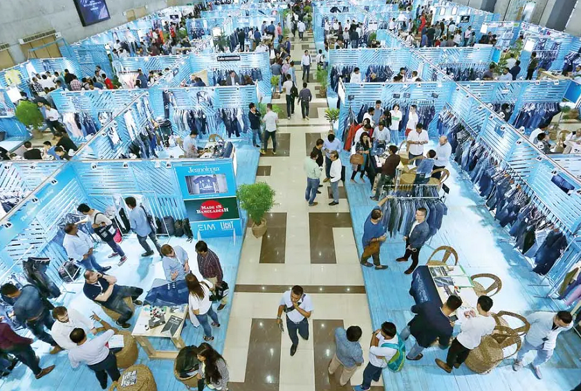 2026年孟加拉达卡牛仔服装展览会Bangladesh Denim Expo展馆现场,专业观众参观实况