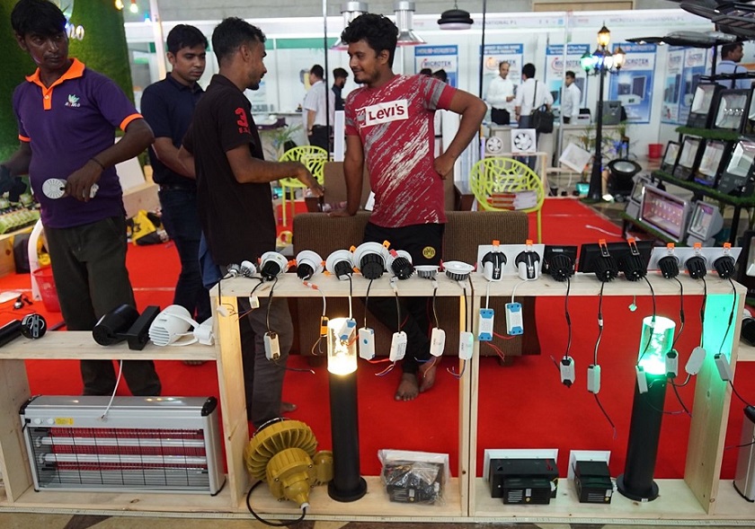 2026年孟加拉达卡照明展览会Dhaka International Lighting Expo展馆内部展台环境实拍