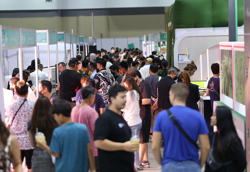 2026年泰国曼谷大麻展-亚洲国际大麻论坛AIHEFAsia International Hemp Expo & Forum展馆内部展台环境实拍