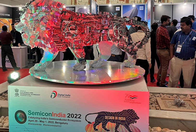 2026年印度新德里半导体展览会SEMICON INDIA展馆内部展台环境实拍