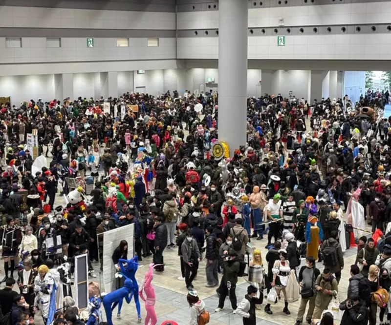 2026年日本东京国际冬季漫画展ComiketComic Market参展商与海外采购商展台洽谈现场