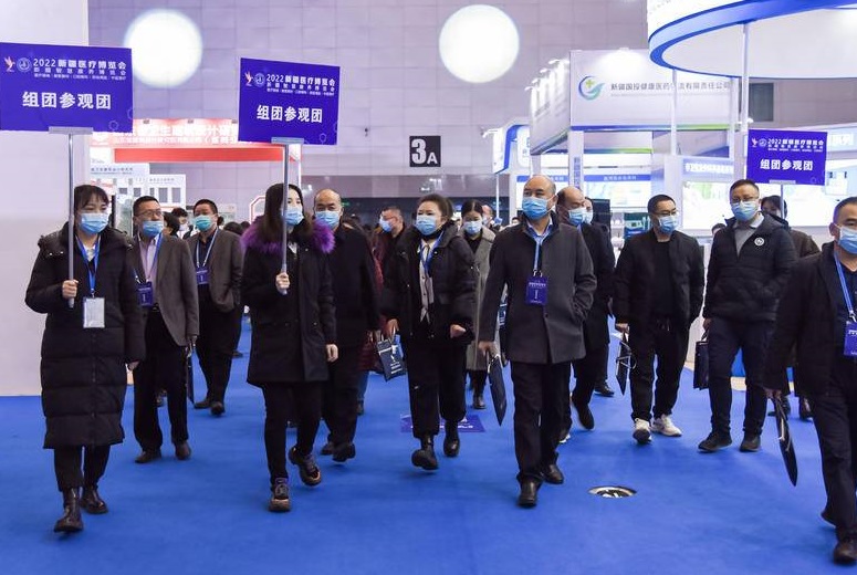 2026年新疆医疗博览会-西北地区医院建设大会Xinjiang Medical Exhibition展馆现场，专业观众参观实况