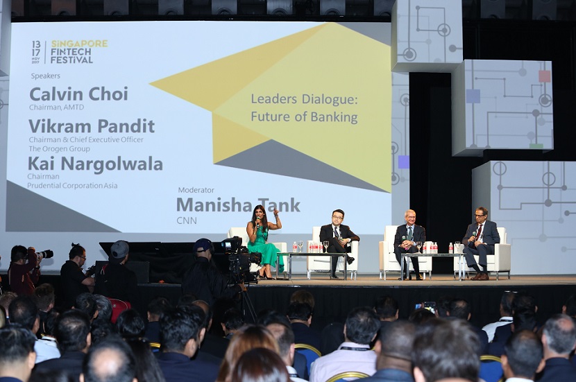 2026年新加坡金融科技展Singapore Fintech Festival参展商与海外采购商展台洽谈现场