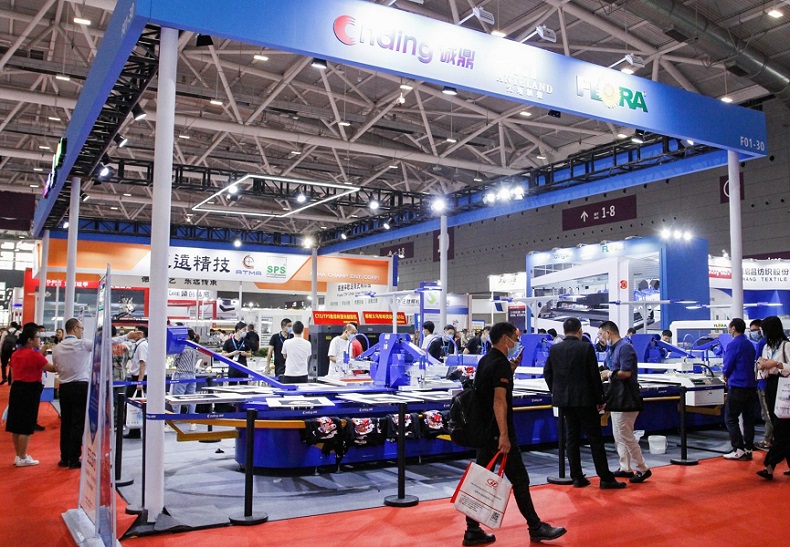 2026年中国(广州)国际数码印花工业技术展览会CSGIA展馆内部展台环境实拍