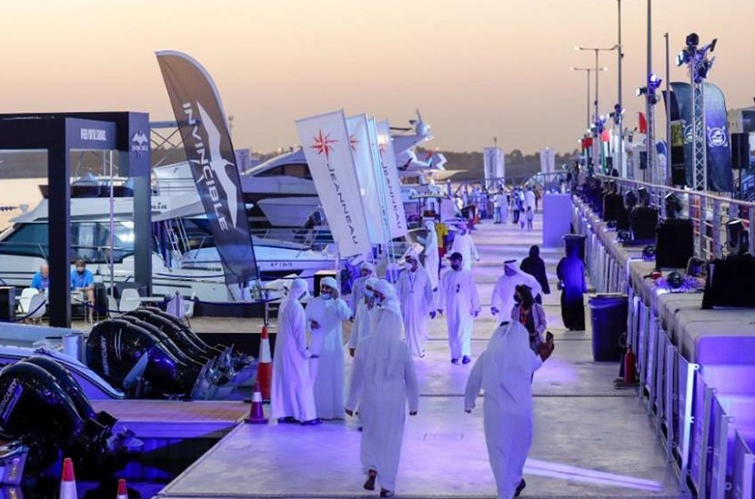 2026年中东阿布扎比游艇展览会ABU DHABI INTERNATIONAL BOAT SHOW参展商与海外采购商展台洽谈现场