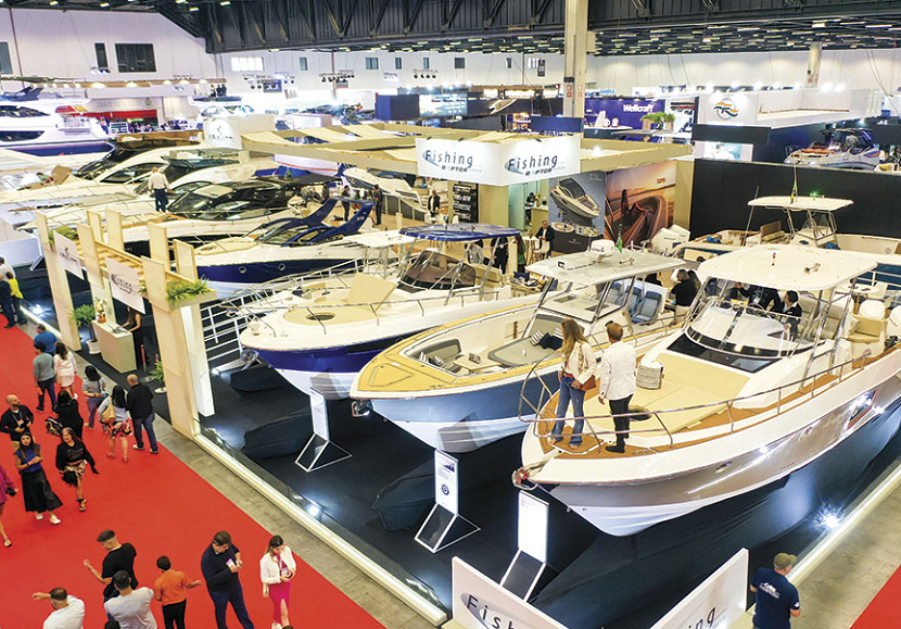 2026年巴西圣保罗游艇展览会Sao Paulo Boat Show参展商与海外采购商展台洽谈现场