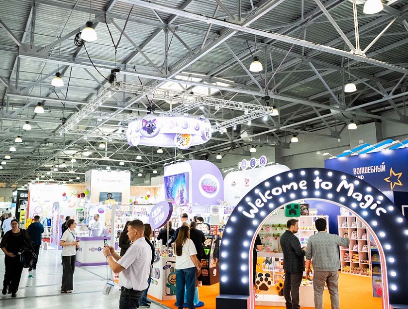 2026年俄罗斯莫斯科孕婴童用品及玩具展览会MirDetstva行业机械设备展品展台实拍