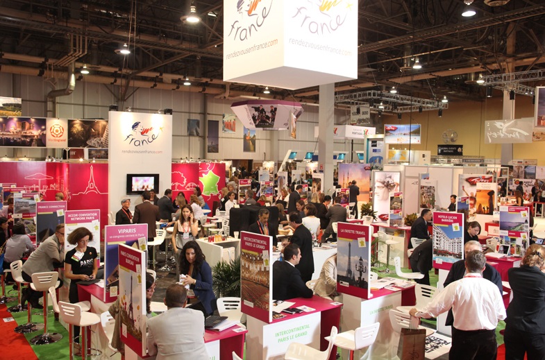 2026年美国世界旅游博览会WORLD OF TRAVEL EXPO展馆现场,专业观众参观实况