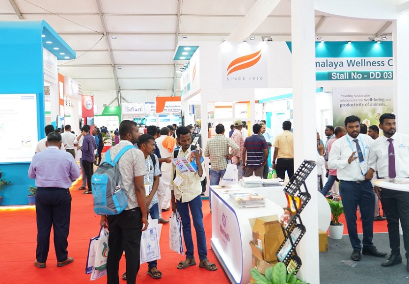 2026年印度海德拉巴家禽畜牧展览会POULTRY INDIA展馆现场，专业观众参观实况