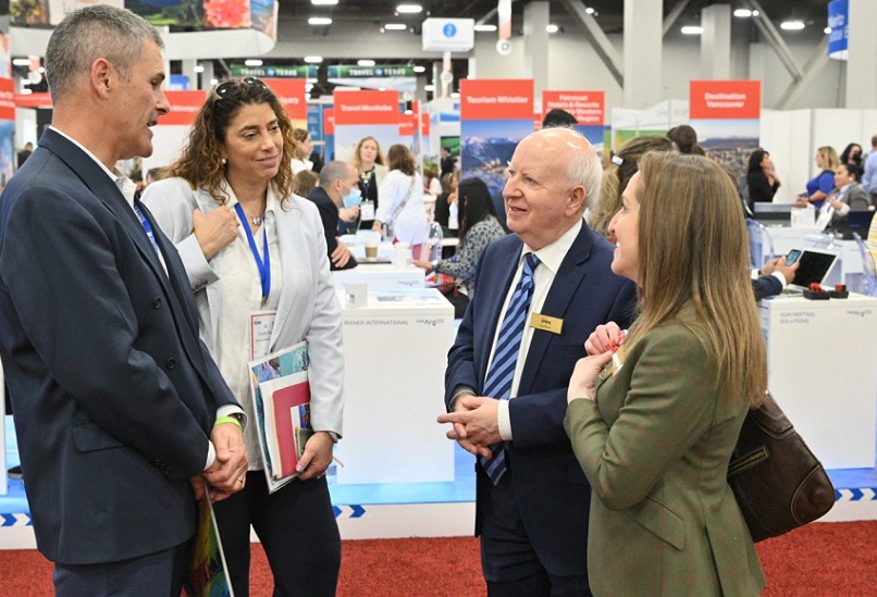 2026年美国世界旅游博览会WORLD OF TRAVEL EXPO展馆现场,专业观众参观实况