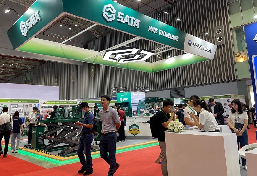 2026年越南胡志明五金工具展览会Hardware Tools Vietnam参展商与海外采购商展台洽谈现场