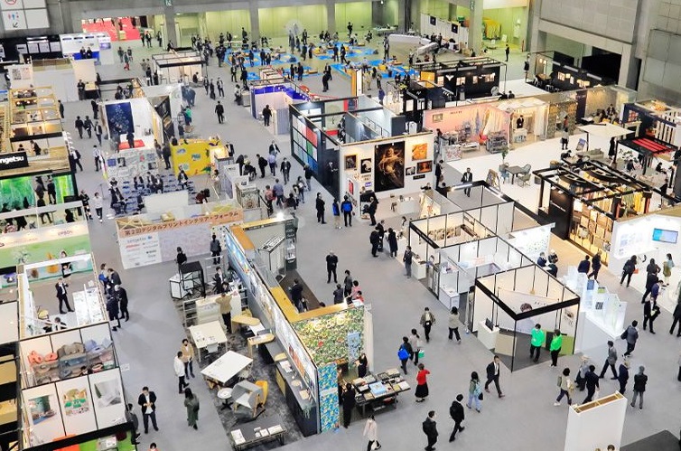 2026年日本东京家纺展览会JAPANTEX展馆现场,专业观众参观实况