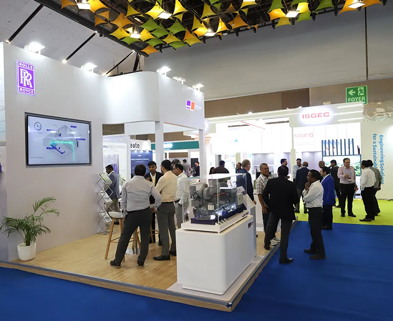 2026年印度电力能源展-印度太阳能展POWERGEN India参展商与海外采购商展台洽谈现场