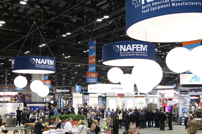 2027年美国食品加工及包装机械展览会The NAFEM Show行业机械设备展品展台实拍