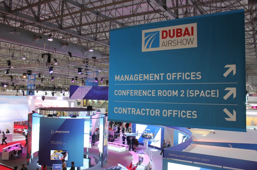 2027年中东阿联酋迪拜航空展览会Dubai Airshow展馆内部展台环境实拍