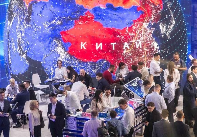 2027年俄罗斯莫斯科物流、仓储展览会TransRussia展馆内部展台环境实拍