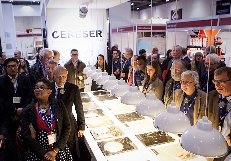 2027年英国伦敦天然石材展览会The UK Stone Industry Event行业机械设备展品展台实拍