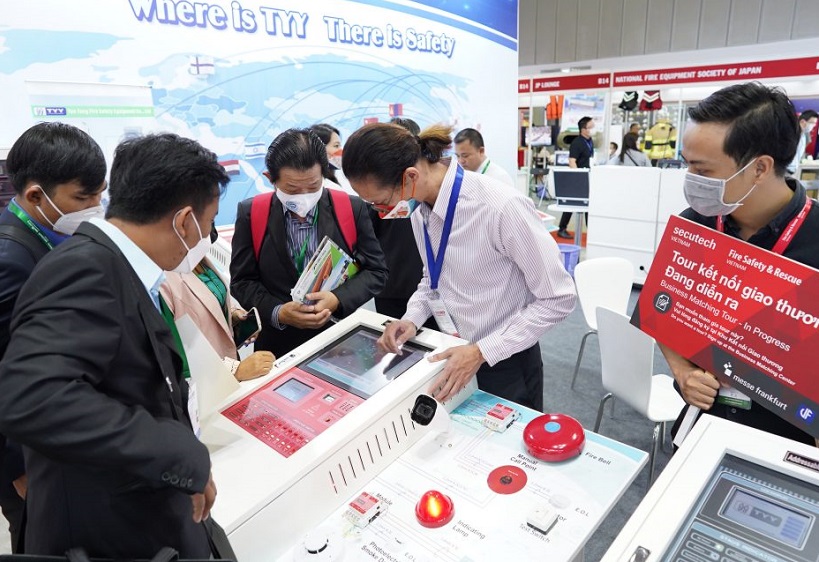 2027年越南安防及消防展览会Secutech Vietnam行业机械设备展品展台实拍