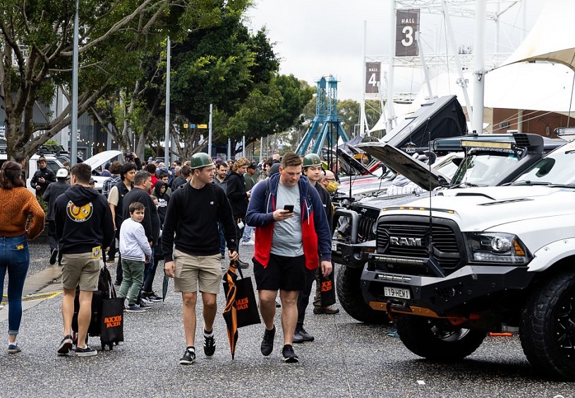 2027年澳洲澳大利亚布里斯班越野车、钓具、户外露营用品展 National 4x4 Outdoors Show行业机械设备展品展台实拍